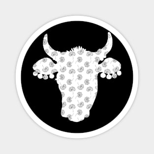 Botanical Cow Magnet